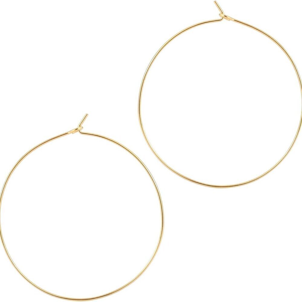 Gold Hoop Earrings Womens Lightweight Dainty Large Hypoallergenic Accessories